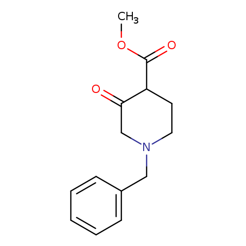 4-Piperidinecarboxylic acid, 3-oxo-1-(phenylmethyl)-, methyl ester