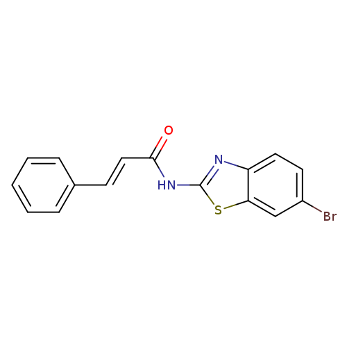 (2E)-N-(6-bromo-1,3-benzothiazol-2-yl)-3-phenylprop-2-enamide