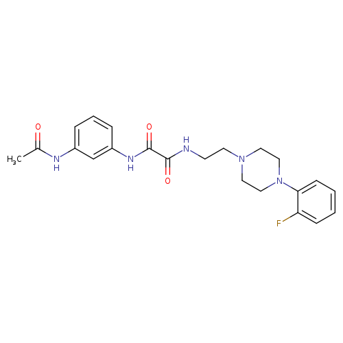 N'-(3-acetamidophenyl)-N-{2-[4-(2-fluorophenyl)piperazin-1-yl]ethyl}ethanediamide