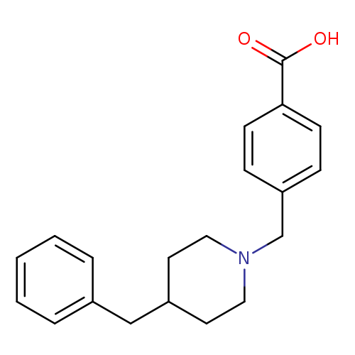 4-[(4-Benzylpiperidin-1-yl)methyl]benzoic acid