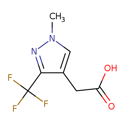 2-(1-methyl-3-(trifluoromethyl)-1H-pyrazol-4-yl)acetic acid