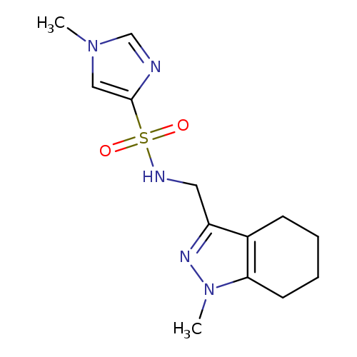 1-methyl-N-[(1-methyl-4,5,6,7-tetrahydro-1H-indazol-3-yl)methyl]-1H-imidazole-4-sulfonamide