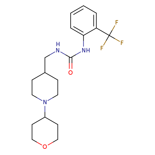 1-{[1-(oxan-4-yl)piperidin-4-yl]methyl}-3-[2-(trifluoromethyl)phenyl]urea