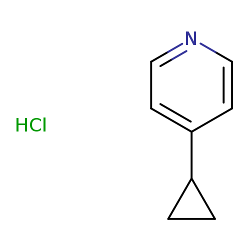 4-cyclopropylpyridine hydrochloride