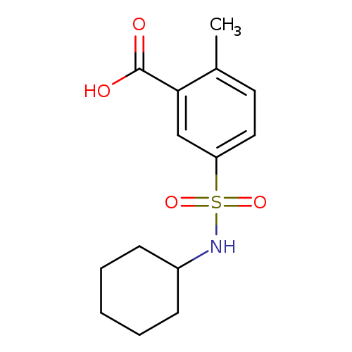 5-(cyclohexylsulfamoyl)-2-methylbenzoic acid