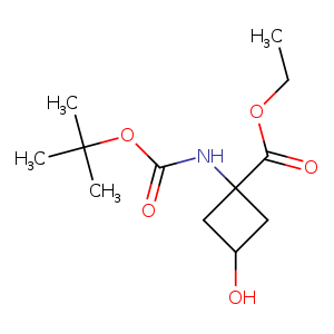 Cyclobutanecarboxylic acid,1-[[(1,1-dimethylethoxy)carbonyl]amino]-3-hydroxy-, ethyl ester