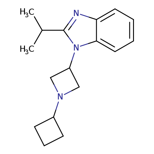 1-(1-cyclobutylazetidin-3-yl)-2-(propan-2-yl)-1H-1,3-benzodiazole