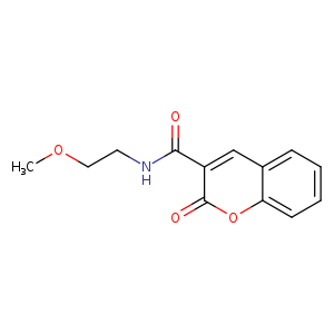 N-(2-methoxyethyl)-2-oxo-2H-chromene-3-carboxamide