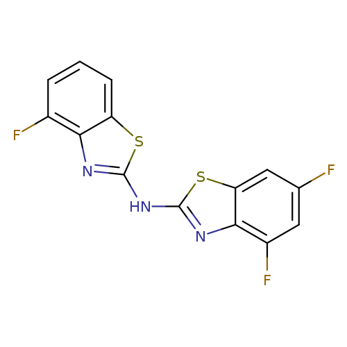 4,6-difluoro-N-(4-fluoro-1,3-benzothiazol-2-yl)-1,3-benzothiazol-2-amine