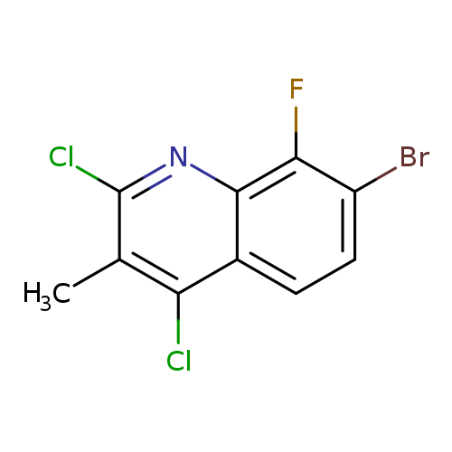 7-bromo-2,4-dichloro-8-fluoro-3-methylquinoline