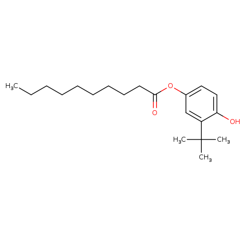 3-tert-butyl-4-hydroxyphenyl decanoate