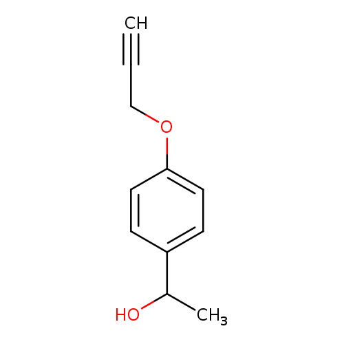 1-[4-(Prop-2-yn-1-yloxy)phenyl]ethan-1-ol