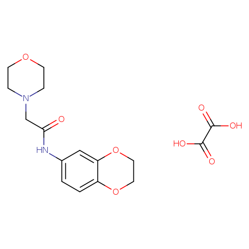 N-(2,3-dihydro-1,4-benzodioxin-6-yl)-2-(morpholin-4-yl)acetamide; oxalic acid
