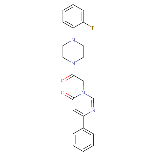 3-{2-[4-(2-fluorophenyl)piperazin-1-yl]-2-oxoethyl}-6-phenyl-3,4-dihydropyrimidin-4-one