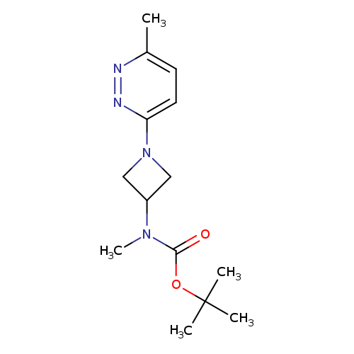 tert-butyl N-methyl-N-[1-(6-methylpyridazin-3-yl)azetidin-3-yl]carbamate