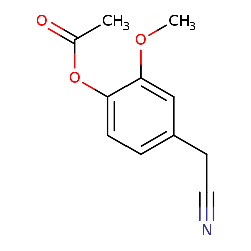 4-(Cyanomethyl)-2-methoxyphenyl acetate