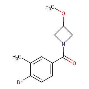 (4-Bromo-3-methylphenyl)(3-methoxyazetidin-1-yl)methanone