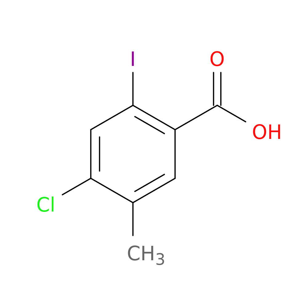 4-chloro-2-iodo-5-methylbenzoic acid
