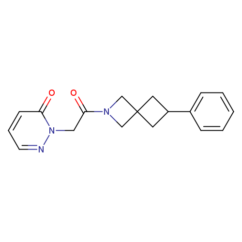 2-(2-oxo-2-{6-phenyl-2-azaspiro[3.3]heptan-2-yl}ethyl)-2,3-dihydropyridazin-3-one