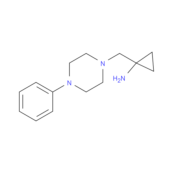 1-[(4-phenylpiperazin-1-yl)methyl]cyclopropan-1-amine