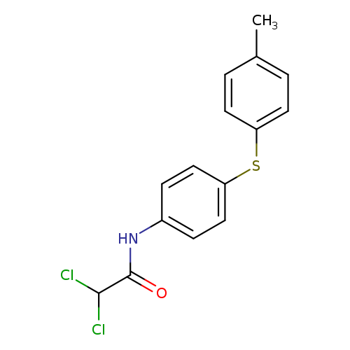 2,2-dichloro-N-{4-[(4-methylphenyl)sulfanyl]phenyl}acetamide
