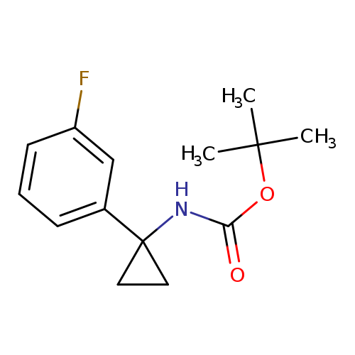 tert-Butyl N-[1-(3-fluorophenyl)cyclopropyl]carbamate