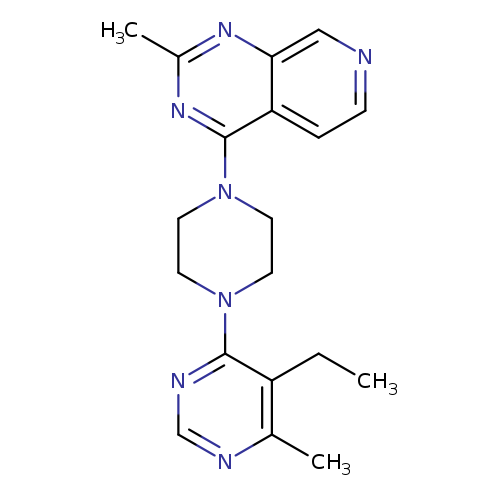 5-ethyl-4-methyl-6-(4-{2-methylpyrido[3,4-d]pyrimidin-4-yl}piperazin-1-yl)pyrimidine