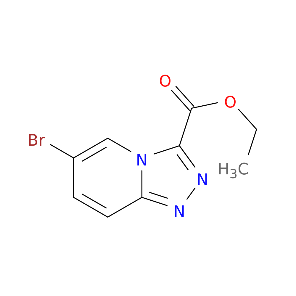 ETHYL 6-BROMO-[1,2,4]TRIAZOLO[4,3-A]PYRIDINE-3-CARBOXYLATE