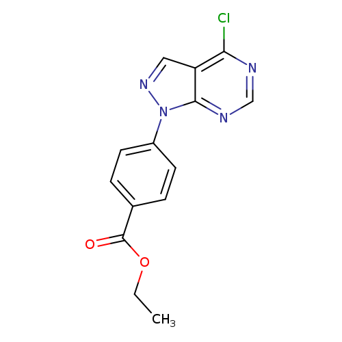 ETHYL 4-(4-CHLORO-1H-PYRAZOLO[3,4-D]PYRIMIDIN-1-YL)BENZOATE