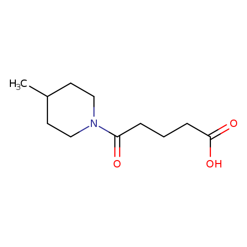 5-(4-Methylpiperidin-1-yl)-5-oxopentanoic acid