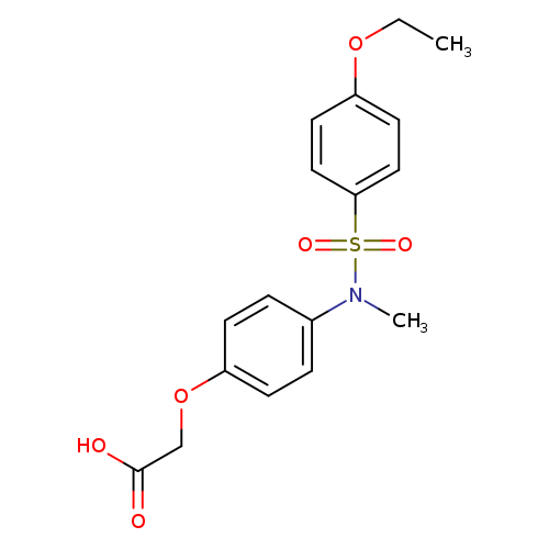 (4-[(4-Ethoxy-benzenesulfonyl)-methyl-amino]-phenoxy)-acetic acid