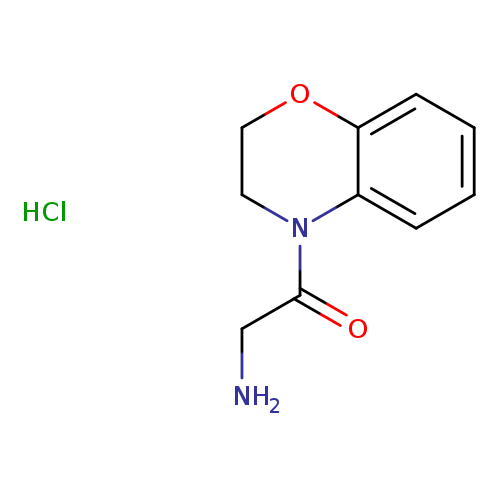 2-amino-1-(3,4-dihydro-2h-1,4-benzoxazin-4-yl)ethan-1-one hydrochloride
