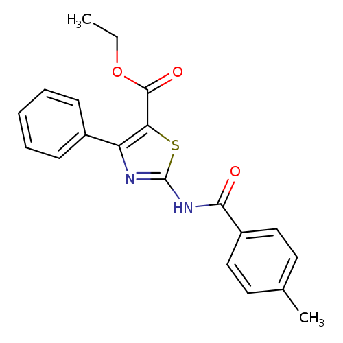 ethyl 2-(4-methylbenzamido)-4-phenyl-1,3-thiazole-5-carboxylate