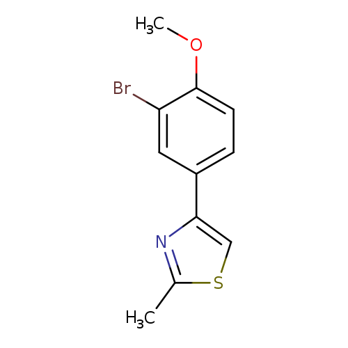 4-(3-Bromo-4-methoxyphenyl)-2-methyl-1,3-thiazole