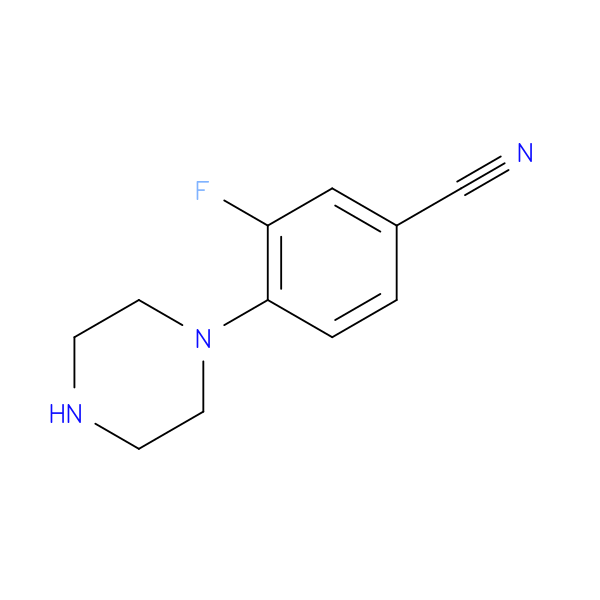 3-Fluoro-4-(piperazin-1-yl)benzonitrile