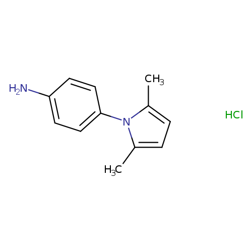 4-(2,5-dimethyl-1H-pyrrol-1-yl)aniline hydrochloride