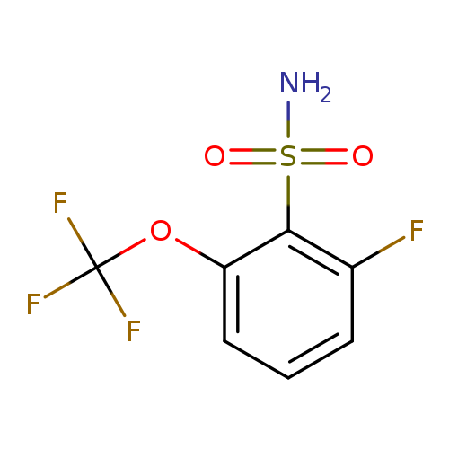 2-fluoro-6-(trifluoromethoxy)benzene-1-sulfonamide
