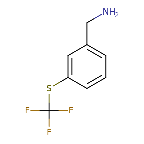 Benzenemethanamine, 3-[(trifluoromethyl)thio]-