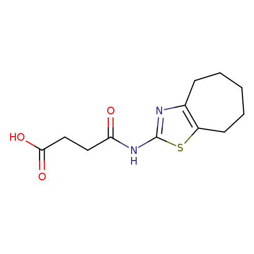 4-Oxo-4-(5,6,7,8-tetrahydro-4h-cyclohepta[d][1,3]thiazol-2-ylamino)butanoic acid
