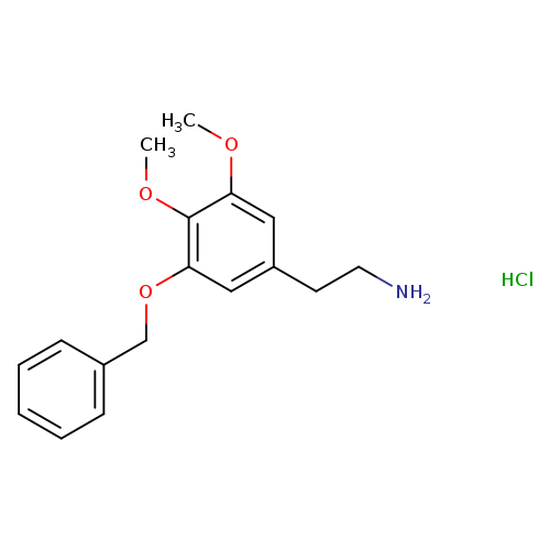 2-[3-(benzyloxy)-4,5-dimethoxyphenyl]ethan-1-aminehydrochloride