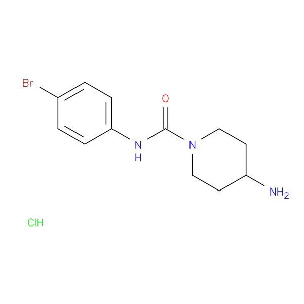 4-amino-N-(4-bromophenyl)piperidine-1-carboxamide hydrochloride