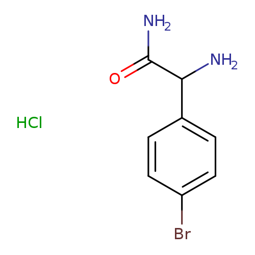 2-amino-2-(4-bromophenyl)acetamide hydrochloride