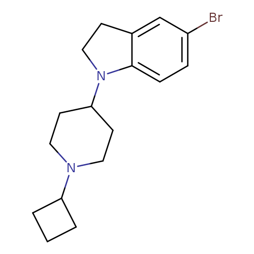 5-Bromo-1-(1-cyclobutylpiperidin-4-yl)indoline