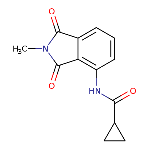N-(2-methyl-1,3-dioxo-2,3-dihydro-1H-isoindol-4-yl)cyclopropanecarboxamide