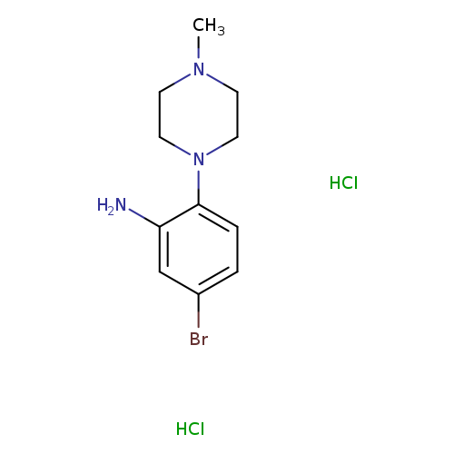 5-bromo-2-(4-methylpiperazin-1-yl)aniline dihydrochloride