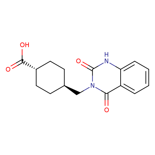 Trans-4-[(2,4-dioxo-1,4-dihydroquinazolin-3(2h)-yl)methyl]cyclohexanecarboxylic acid