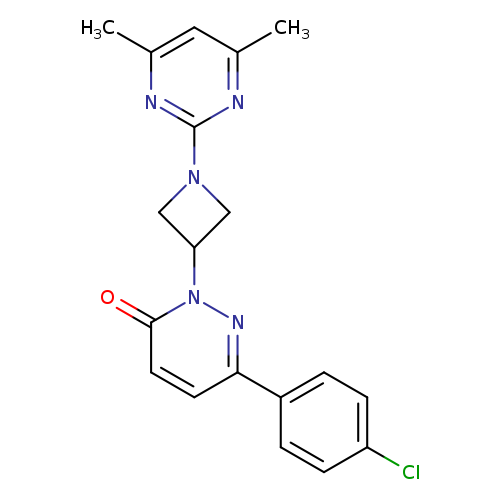 6-(4-chlorophenyl)-2-[1-(4,6-dimethylpyrimidin-2-yl)azetidin-3-yl]-2,3-dihydropyridazin-3-one