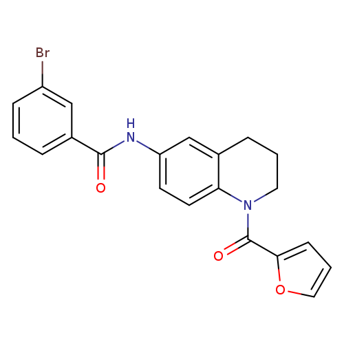 3-bromo-N-[1-(furan-2-carbonyl)-1,2,3,4-tetrahydroquinolin-6-yl]benzamide
