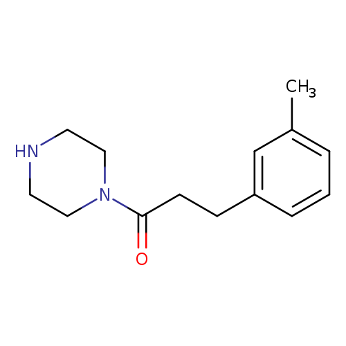3-(3-methylphenyl)-1-(piperazin-1-yl)propan-1-one