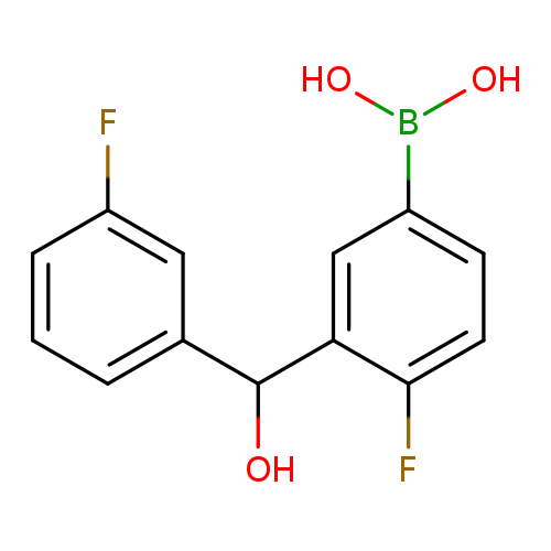 4-Fluoro-3-[(3-fluorophenyl)(hydroxy)methyl]phenylboronic acid